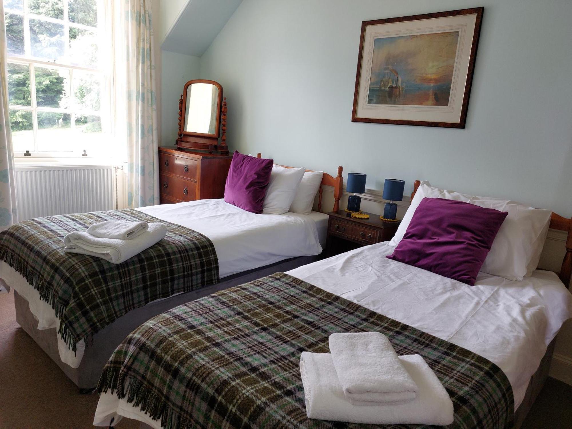 Upper West Wing Flat - Tarvit Apartment Cupar Bagian luar foto
